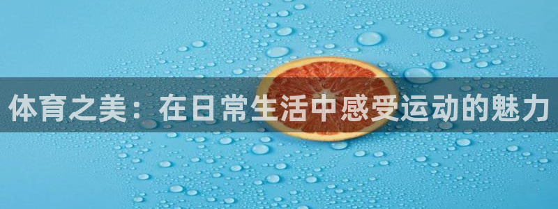 一竞技官方正版app娱乐代理怎么样：体育之美：在日常