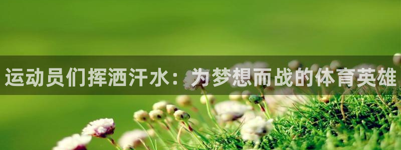 一竞技官方正版app集团官网首页：运动员们挥洒汗水：