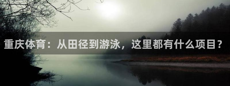 一竞技官网下载招商电话地址是多少:重庆体育:从田径到游泳,这